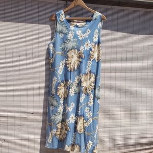 Hilo Hattie silk dress XL